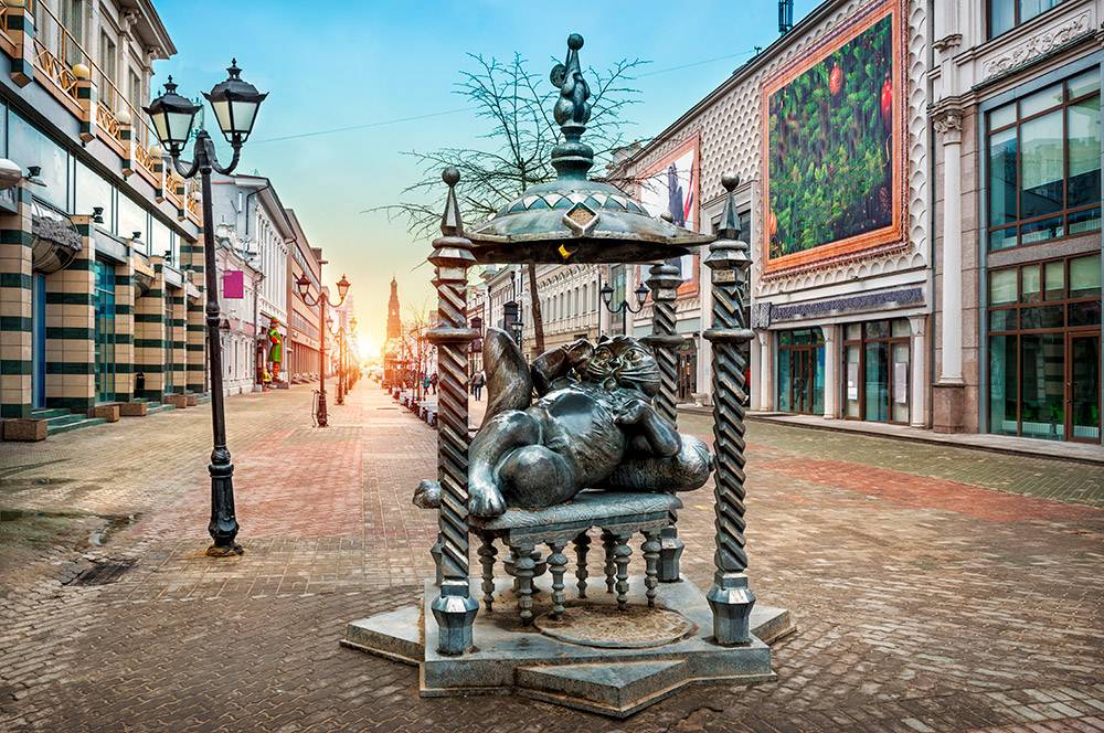 Казанский кот памятник в Казани: как добраться, история, интересные факты, фото
