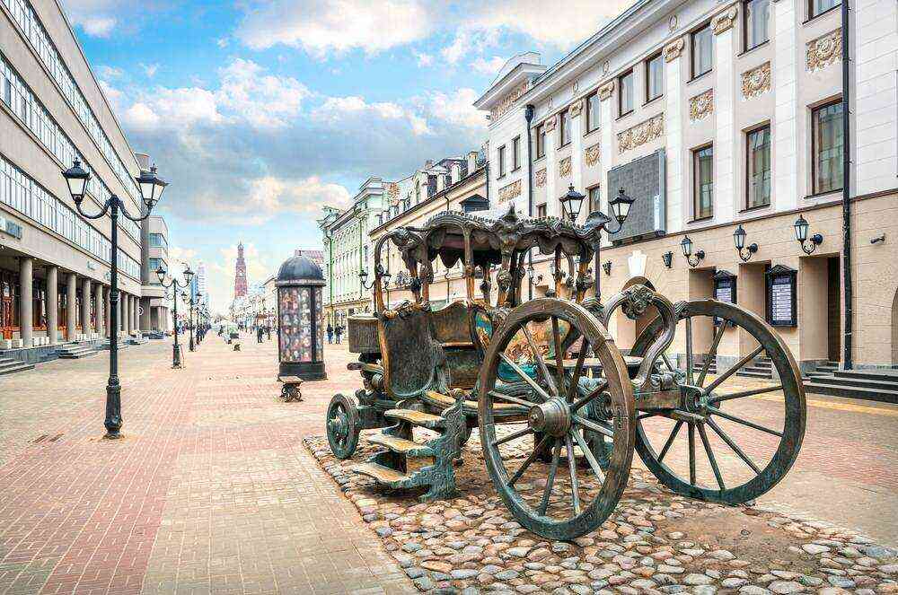 Арбат в Казани – улица Баумана
